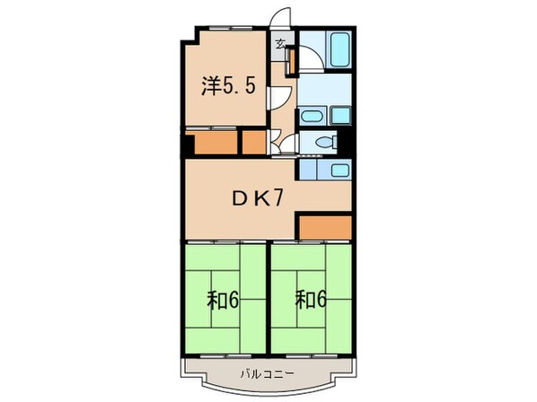 ビレッジハウス芝浦の物件間取画像